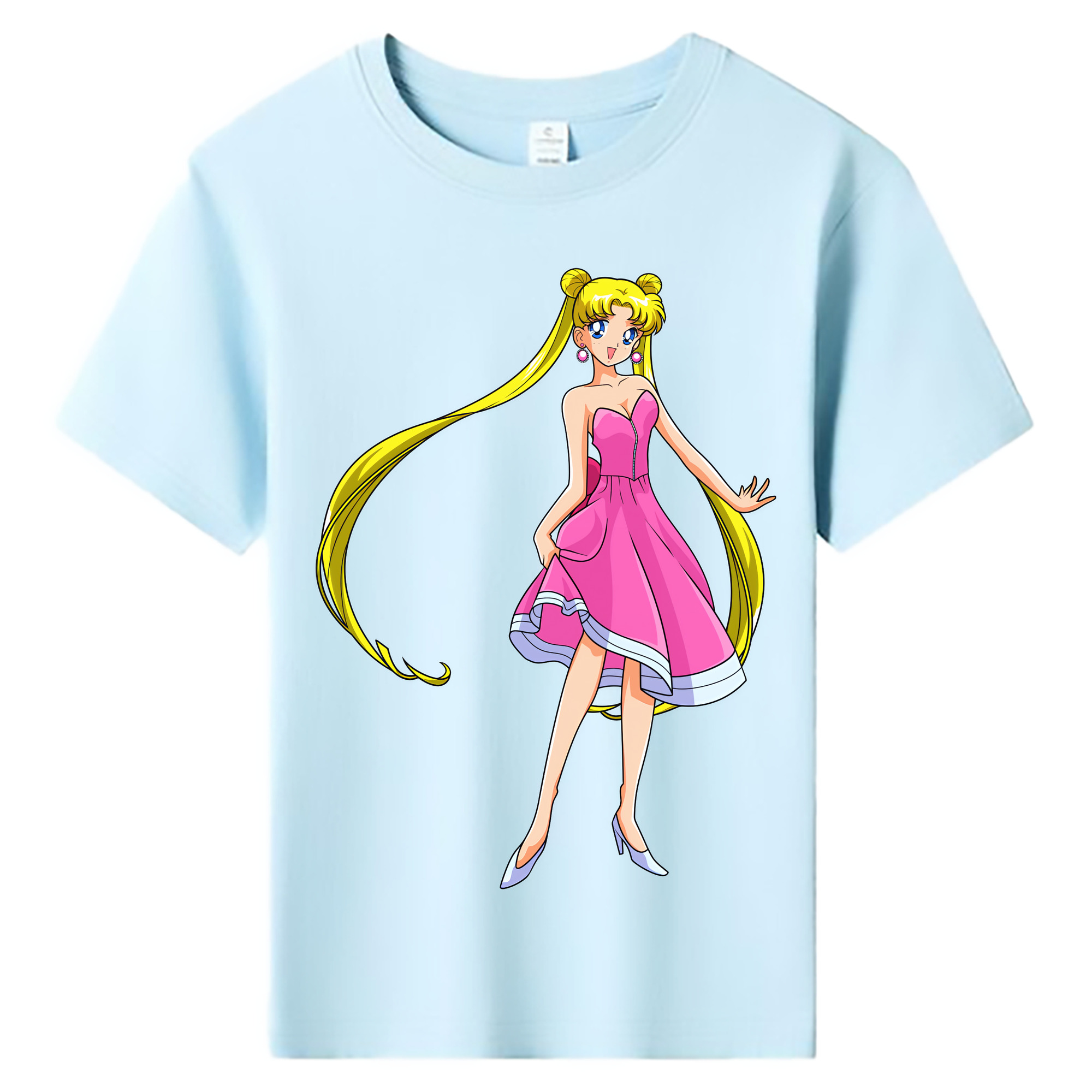 （画像用） 美少女戦士セーラームーン 愛野 美奈子 あいの みなこ Sailor Moon Aino Minako 綿100％キッズTシャツ（フロントプリント）